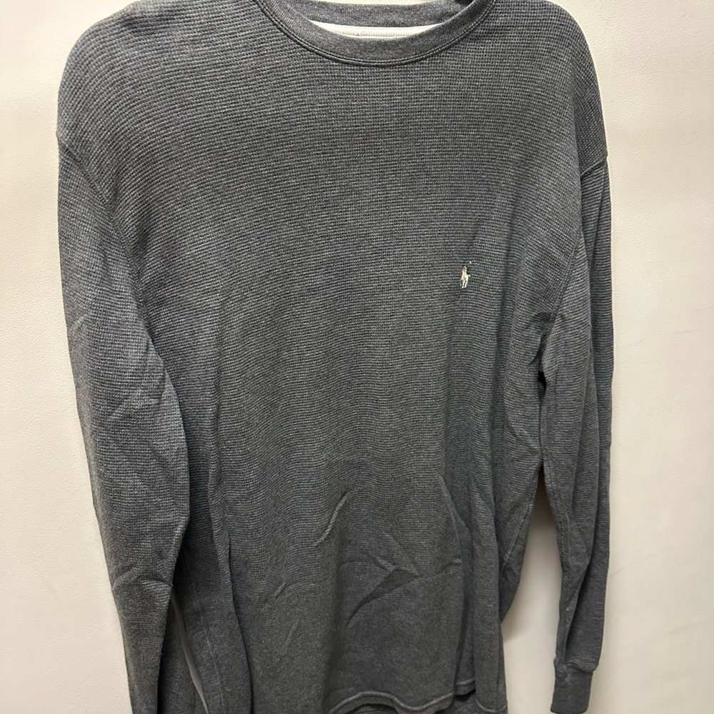 Polo by Ralph Lauren Charcoal Long Sleeve Shirt